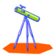 MG: telescope; scope