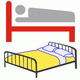 MG: кровать; постель; ложе