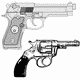 MG: pistol; gun