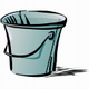 MG: bucket; pail