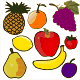 MG: a fruta; fruto