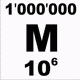 MG: million; mega-; one thousand thousand; meg (10^6)
