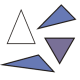 MG: triangle; trigon; trilateral