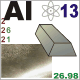 MG: aluminium; aluminum; Al; atomic number 13