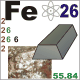 MG: iron; Fe; atomic number 26